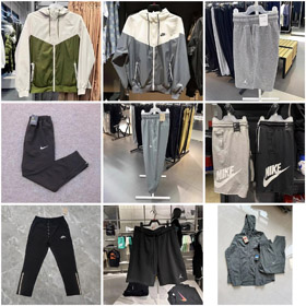 Nike Slim Windproof and Breathable Casual Jacket and Pants-4765  